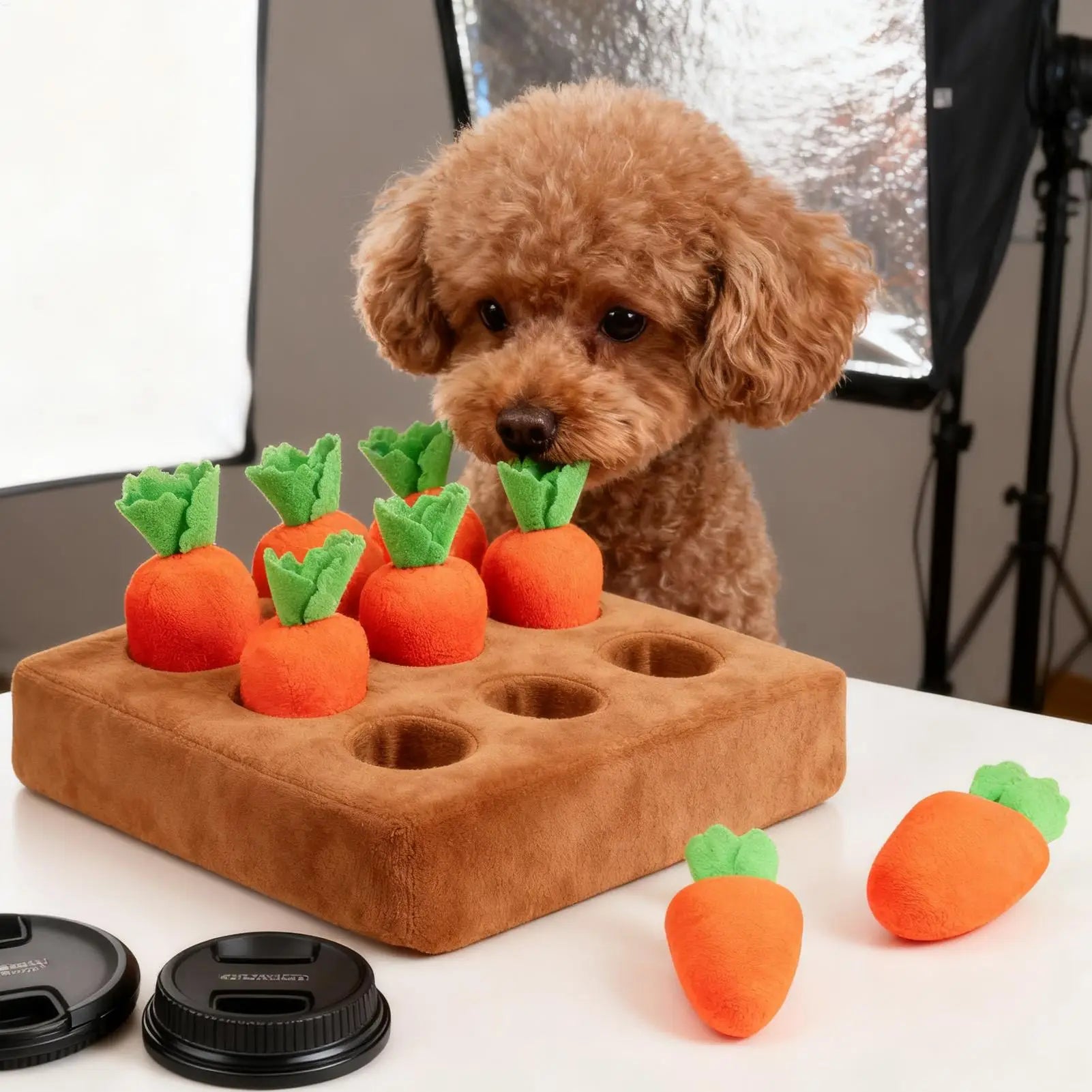 Mata węchowa Marchewka, puzzle zapachowe — Psi Radość